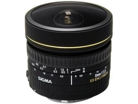 Sigma For Nikon 8mm F/3.5 EX DG Circular Fisheye